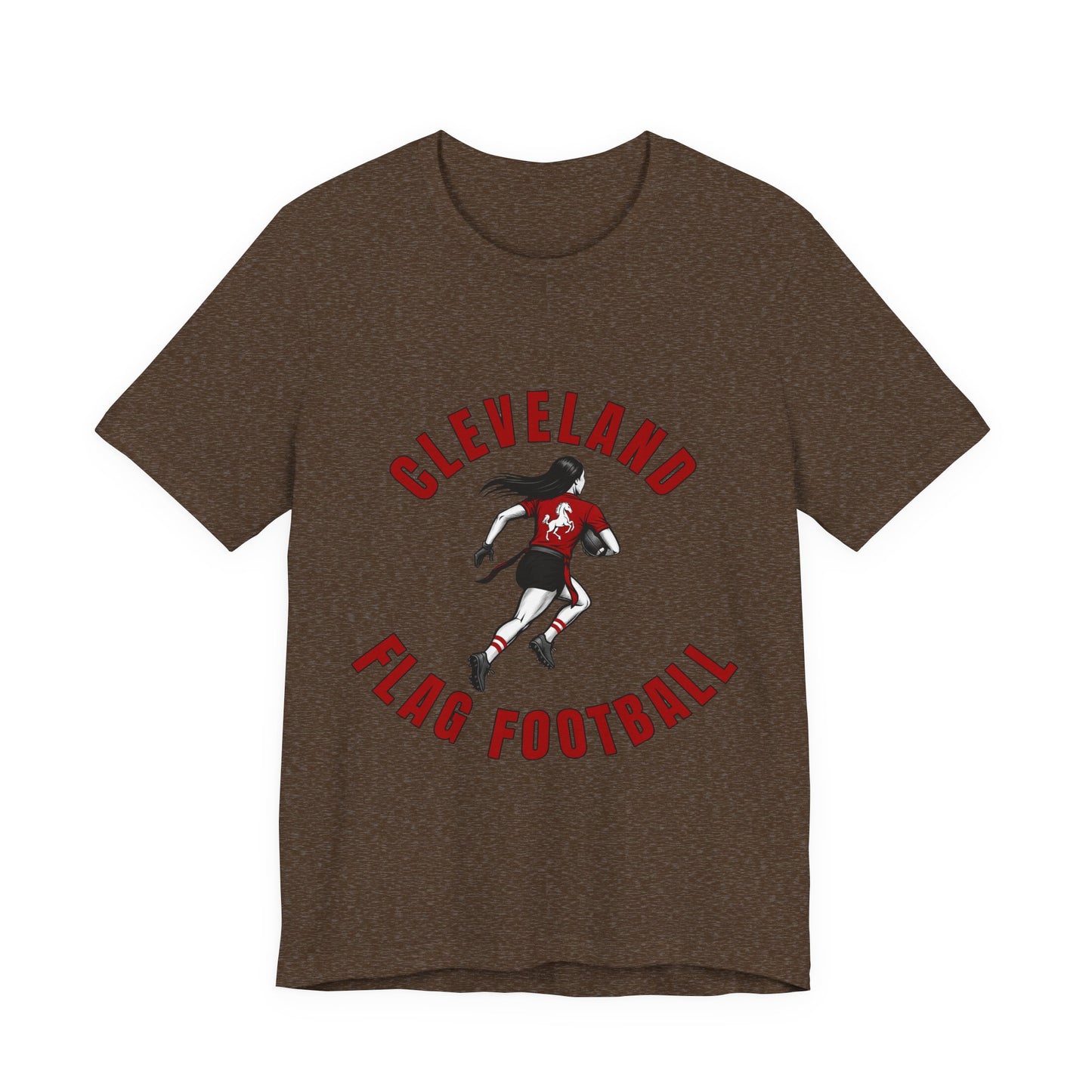 Cleveland Girls Flag Football Adult Sports T-Shirt