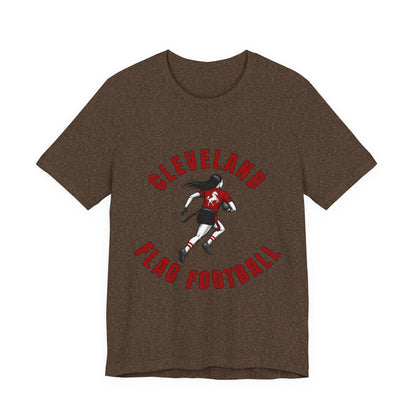 Cleveland Girls Flag Football Adult Sports T-Shirt