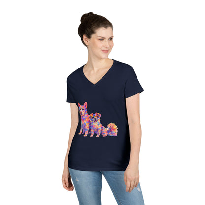 Double Trouble V-Neck T-Shirt