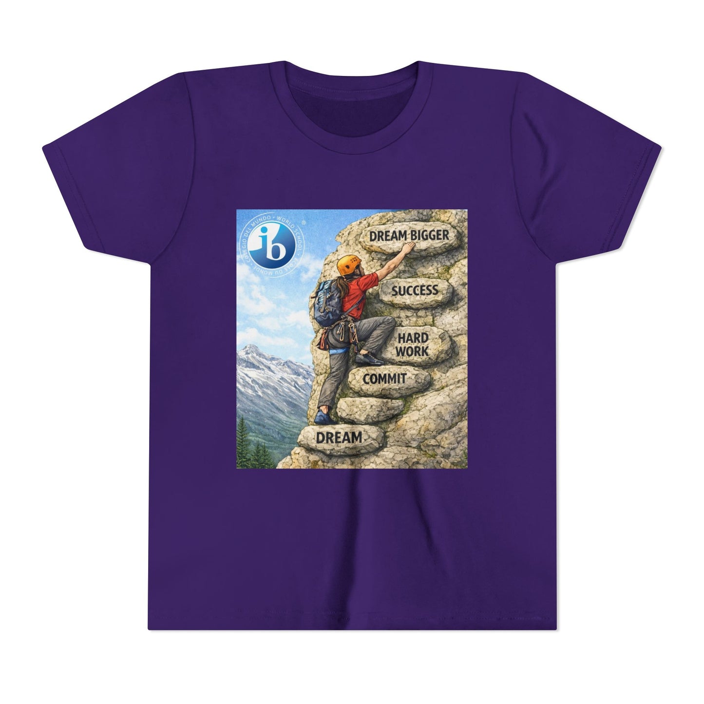 Youth Girls Tee - IB Climb to Success