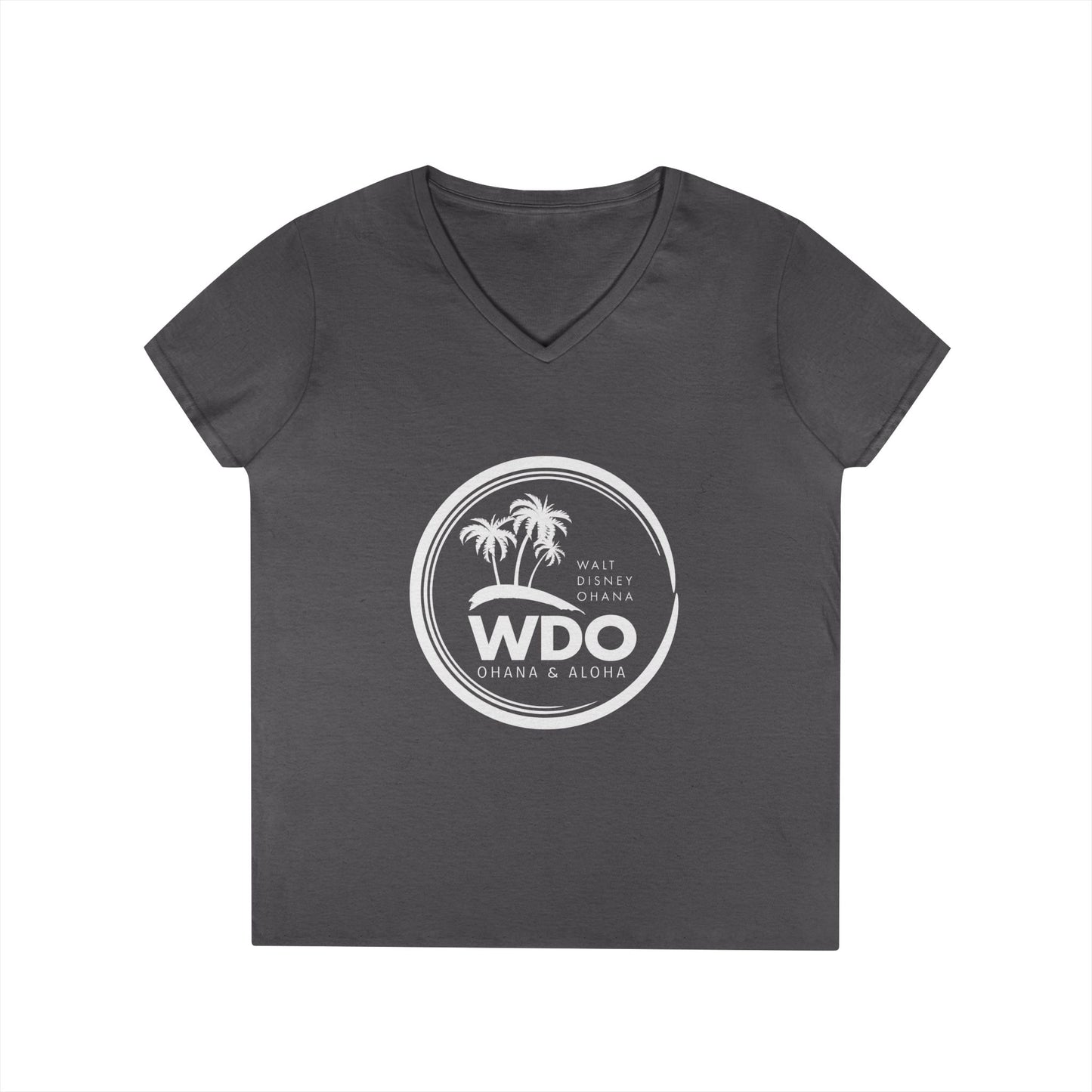 Ohana Tee (Ladies V-neck w/ white logo)