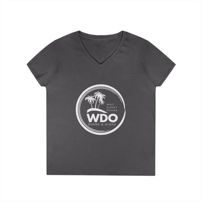 Ohana Tee (Ladies V-neck w/ white logo)