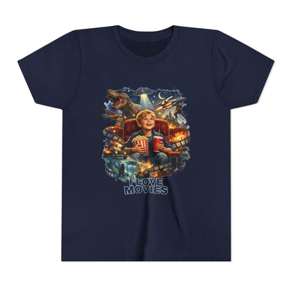 I Love Movies Kids T-Shirt