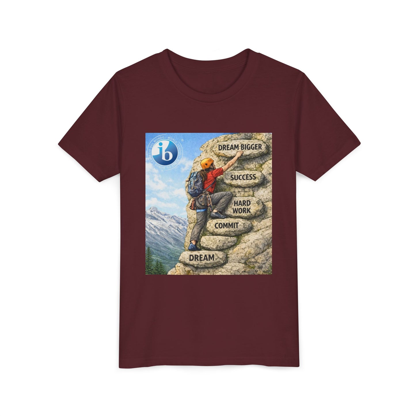 Youth Girls Tee - IB Climb to Success