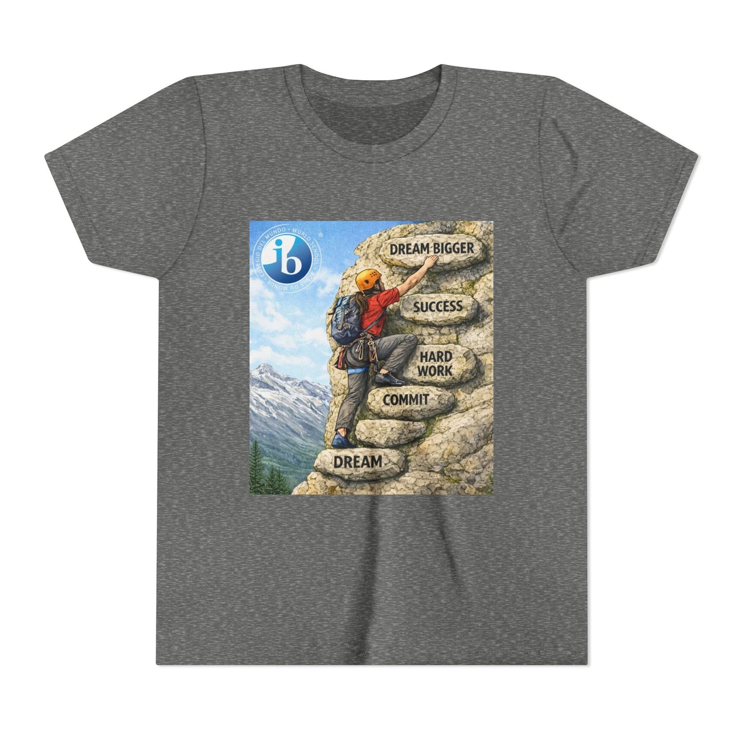 Youth Girls Tee - IB Climb to Success