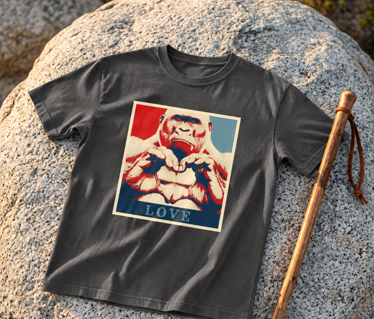 Gorilla Love – Feel-Good Animal T-Shirt