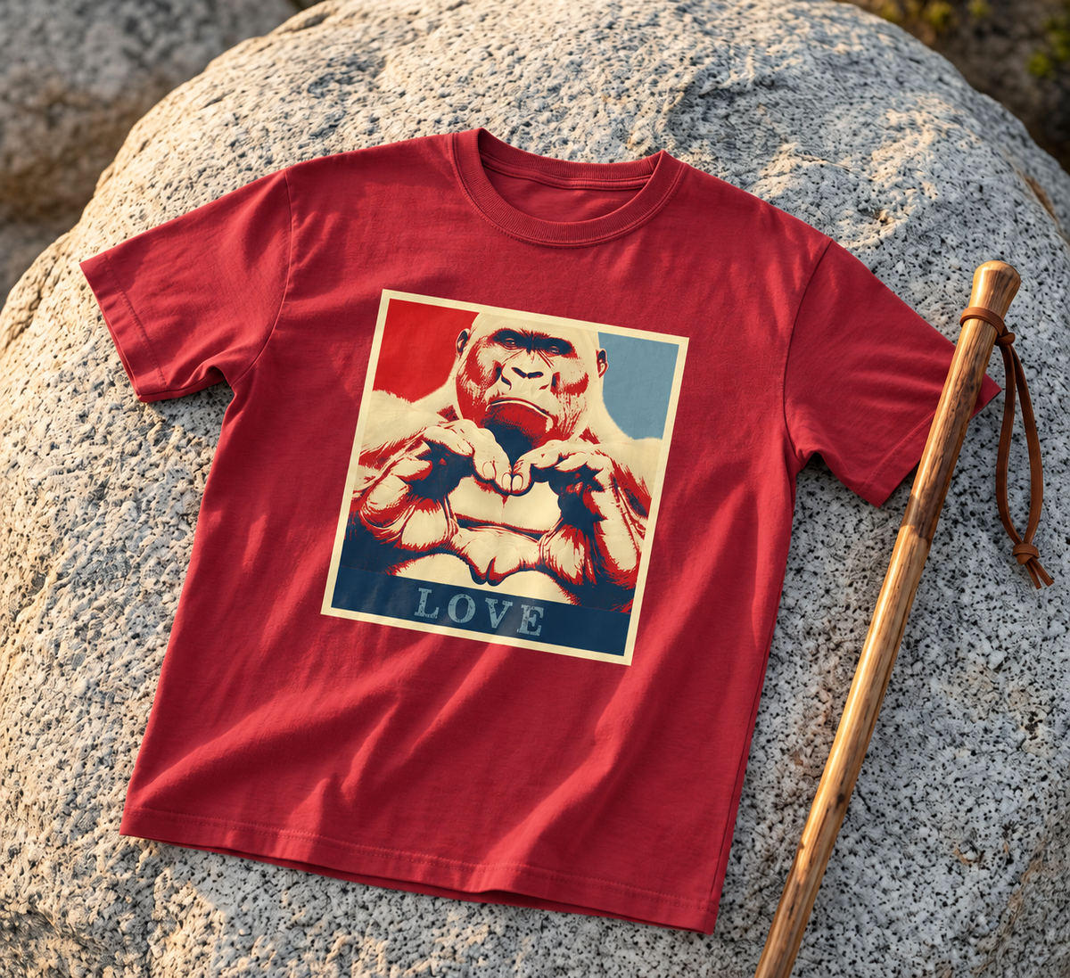 Gorilla Love – Feel-Good Animal T-Shirt