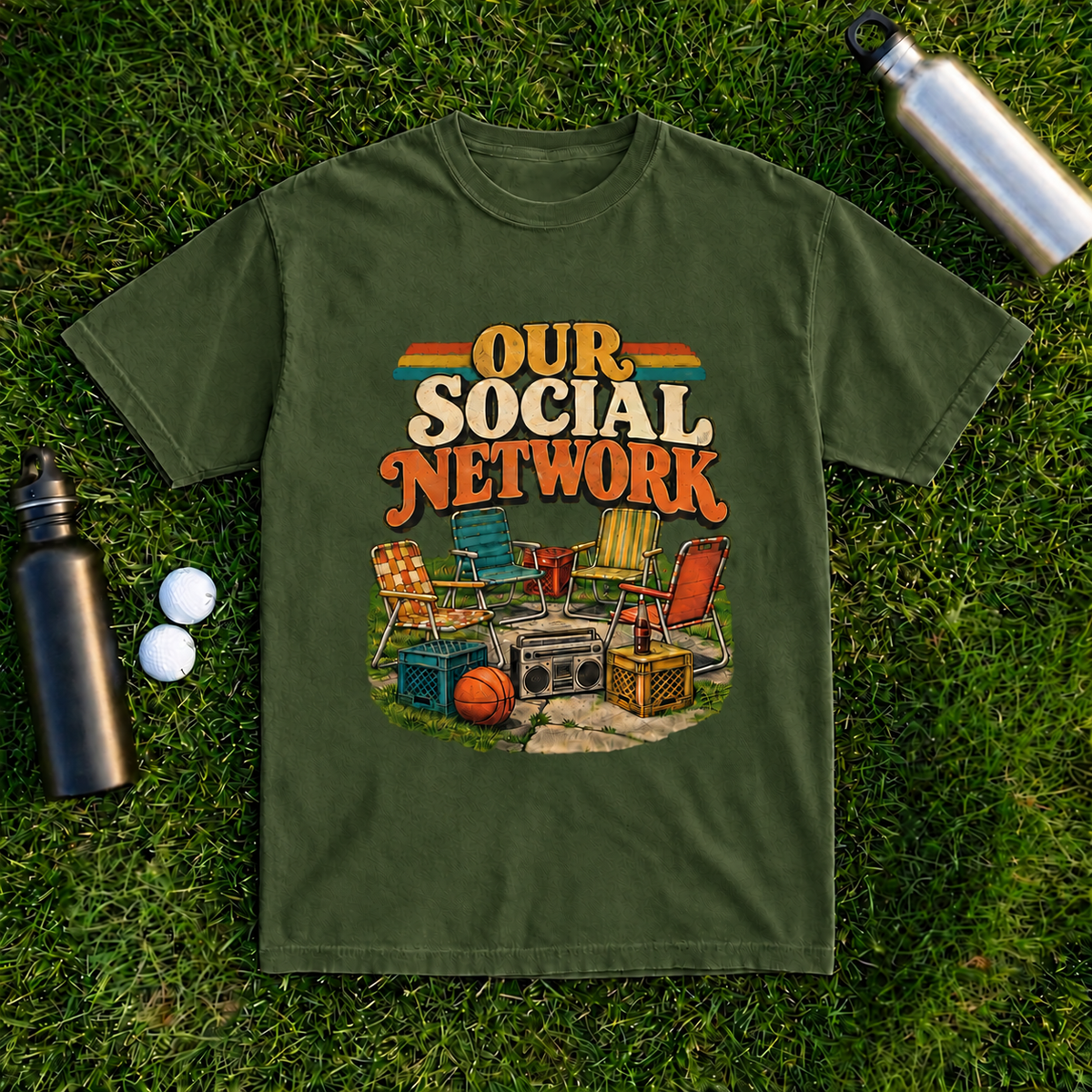 Our Social Network – Old-School Childhood T-Shirt