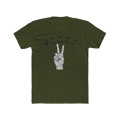 PEACE OFF Crew Streetwear Graphic Tee – Minimalist Aesthetic Statement Shirt, Urban Fashion Unisex Cotton T-Shirt