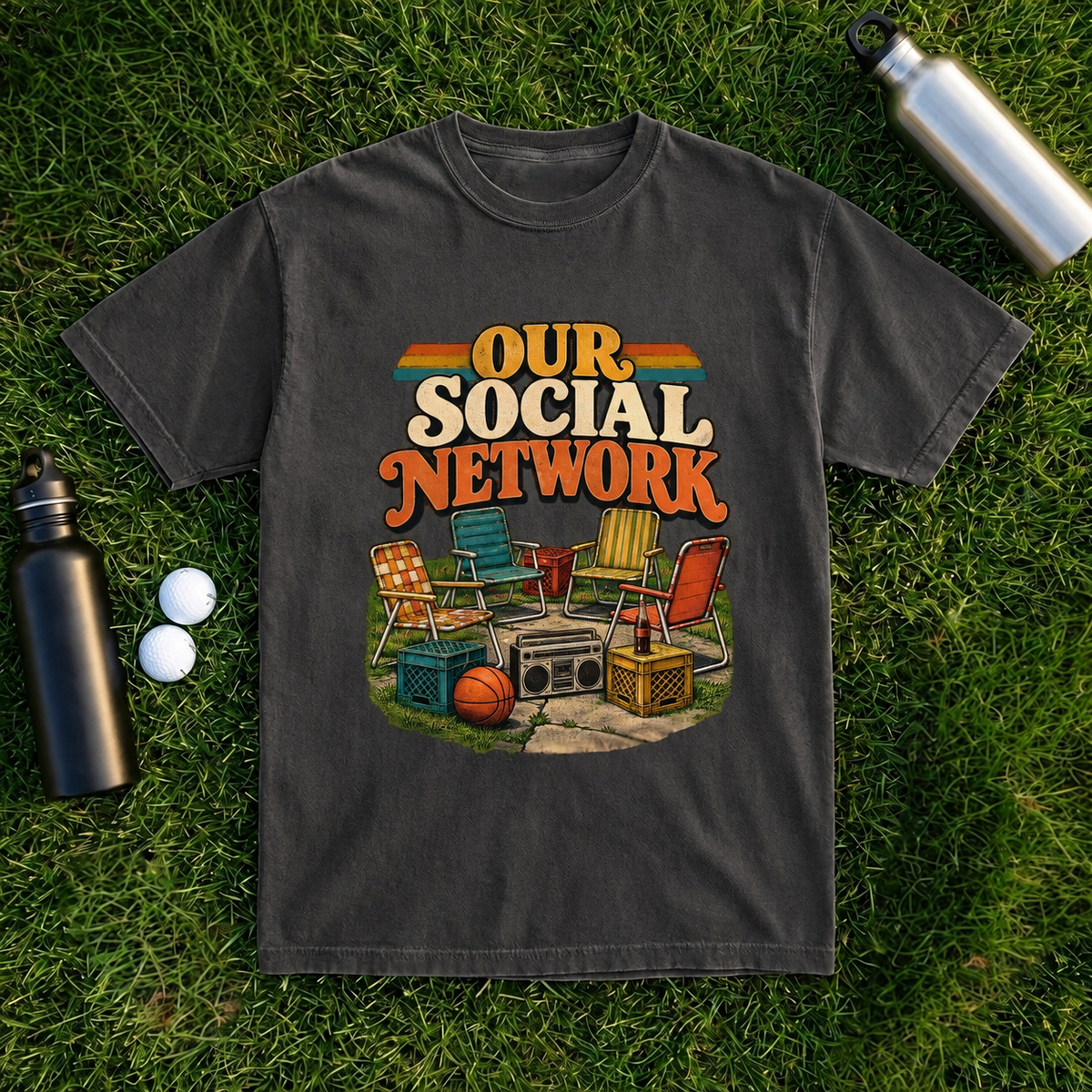 Our Social Network – Old-School Childhood T-Shirt