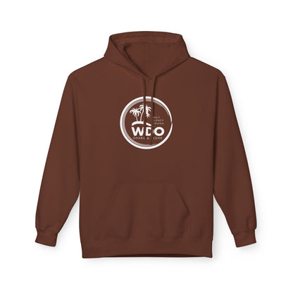 Stay Stylish & Cozy White Logo Hoodie – Unisex Minimalist Streetwear Sweatshirt, Soft Cotton Casual Pullover