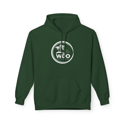 Stay Stylish & Cozy White Logo Pullover Hoodie – Aesthetic Minimalist Sweatshirt, Stylish Unisex Streetwear Fashion